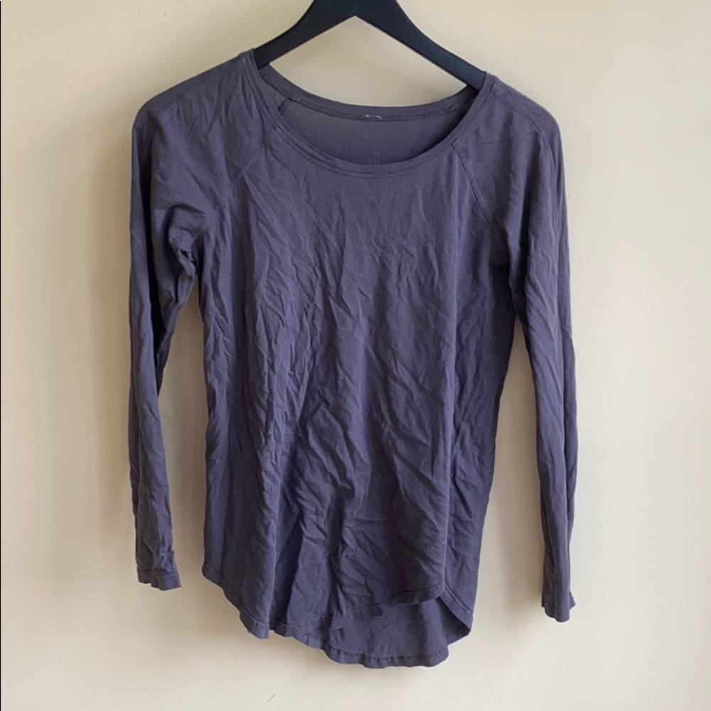 Gray lululemon long sleeve